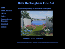 Tablet Screenshot of bethbuckinghamfineart.com